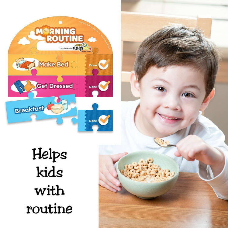 Combo Pack: "My Morning Routine" and "My Bedtime Routine" Customizable Puzzles!