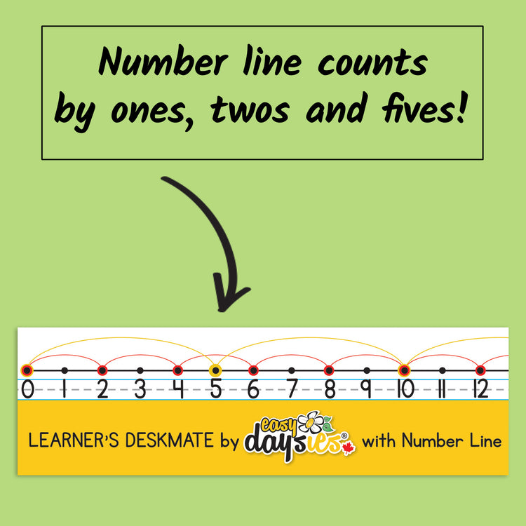 Deskmate with Number Line - Pack of 30