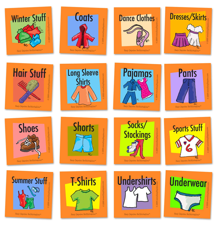SUPER Combo Pack: Routines for Morning, Bedtime and Potty, PLUS toy and clothing ReStickables!
