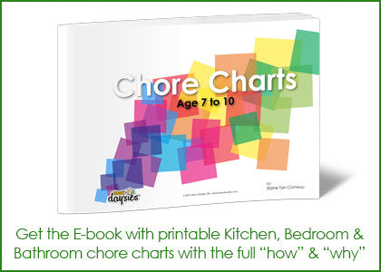 Age appropriate chore charts