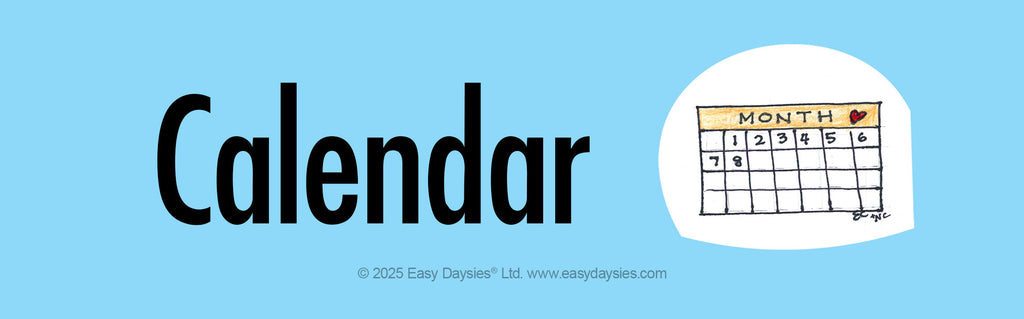 Classroom schedule magnet