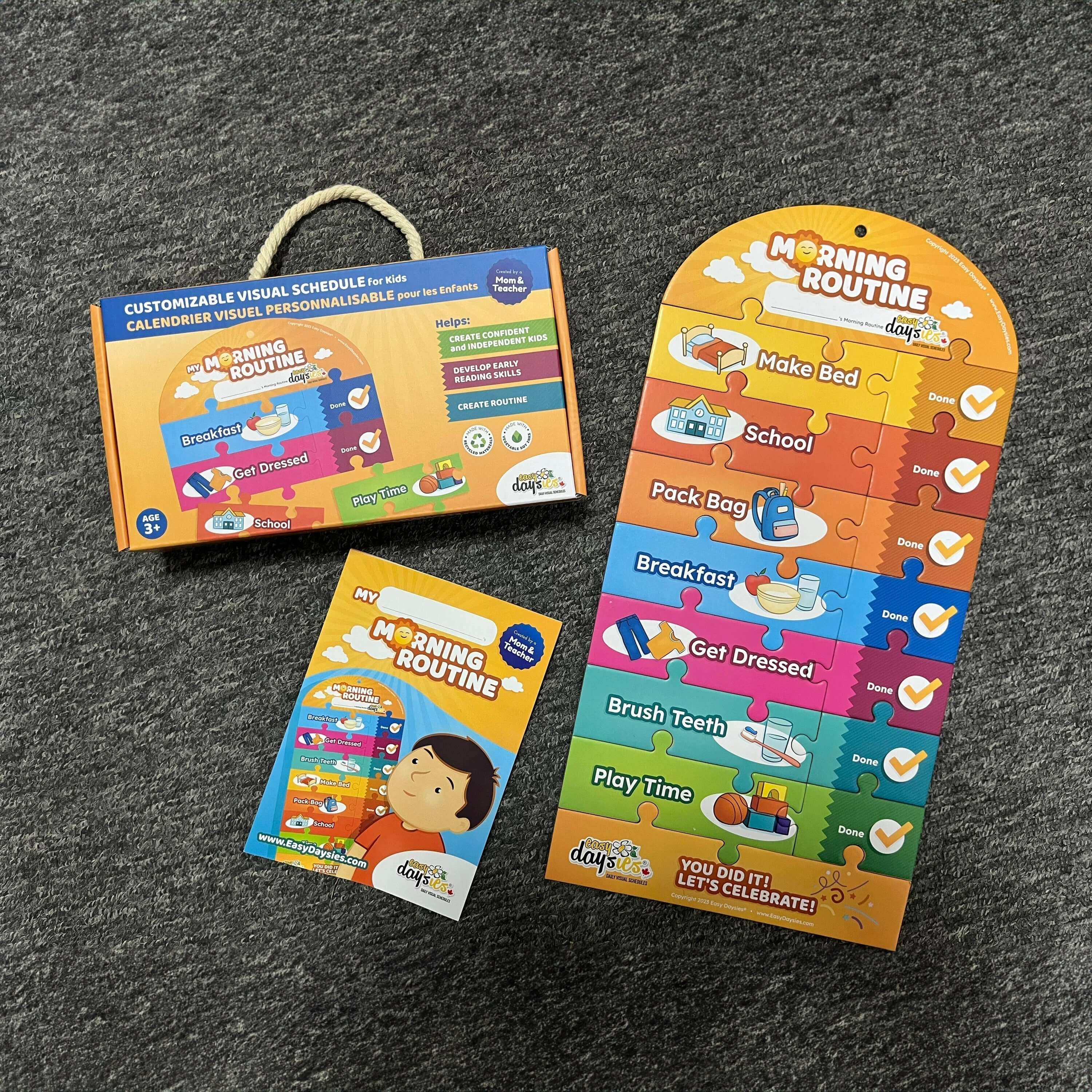 Potty Training Combo: Morning & Bedtime Routine Kits – Easy Daysies