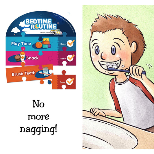 Combo Pack: "My Morning Routine" AND "My Bedtime Routine" Customizable Puzzles!