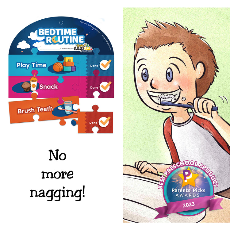 "My Bedtime Routine" Customizable Puzzle!