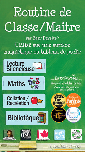 Trousse de l’instituteur/institutrice (Teacher Kit French)